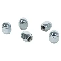 Гайка колесная M12x1,25x28, конус, ключ 21, закрытая, хром для а/м Nissan/KIA