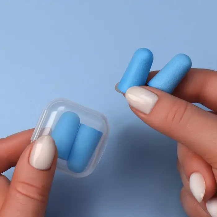 Беруши, фасовка 10 пар, в пластиковом футляре, цвет МИКС Беруши, фасовка 10 пар, в пластиковом футляре, цвет МИКС