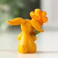 Сувенир полистоун "Заяц с яркой ромашкой" МИКС 2,5х3,8х4,4 см Сувенир полистоун "Заяц с яркой ромашкой" МИКС 2,5х3,8х4,4 см