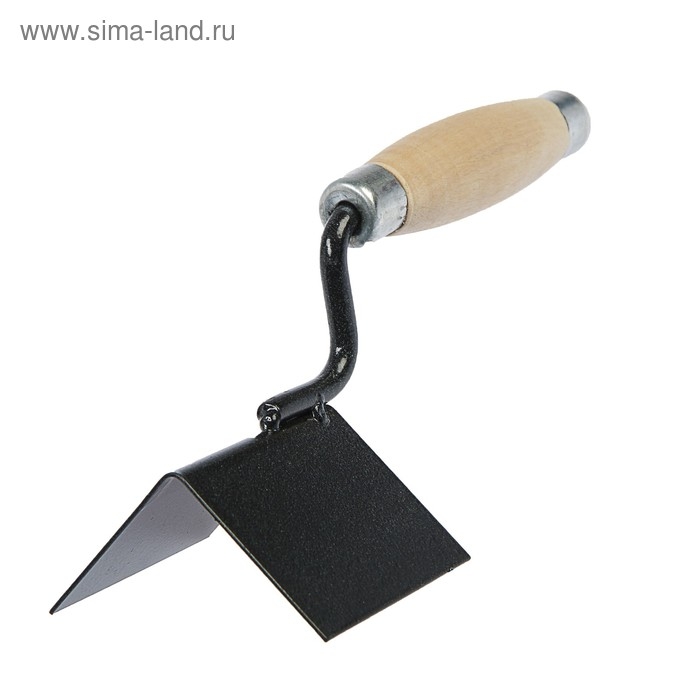 Кельма угловая ТУНДРА, внешняя, порошковая окраска, деревянная рукоятка, 60 х 60 х 80 мм Кельма угловая ТУНДРА, внешняя, порошковая окраска, деревянная рукоятка, 60 х 60 х 80 мм