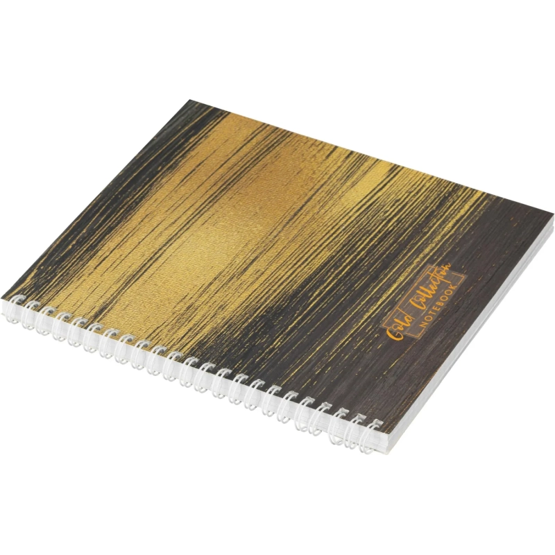 Бизнес-тетрадь Gold Collection А5, 96л, кл,обл.картон, спираль,черный