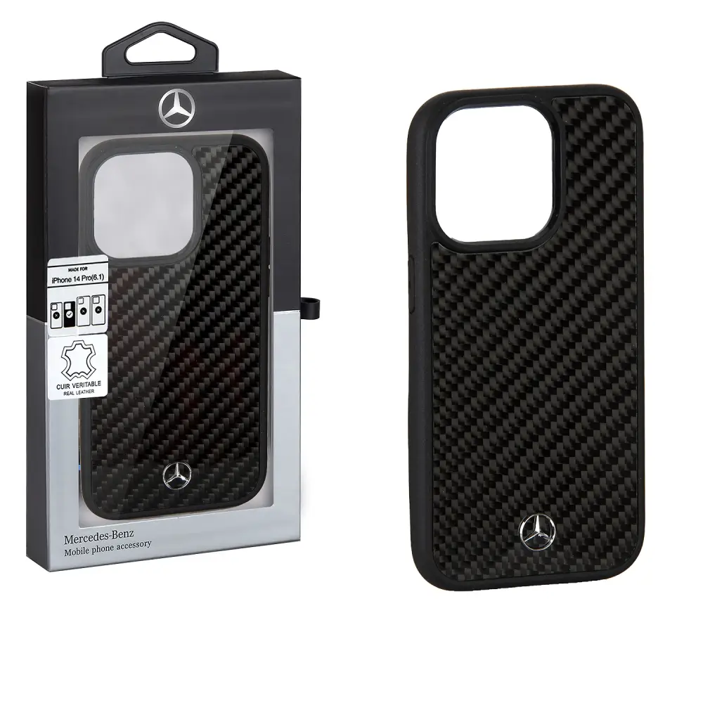 Чехол iPh 14 Pro Benz carbon
