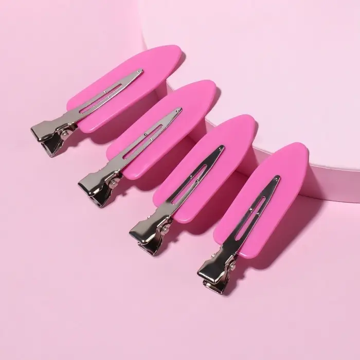 Зажимы для волос, набор - 4 шт., 1.8×6 (±1) см, МИКС Зажимы для волос, набор - 4 шт., 1.8×6 (±1) см, МИКС