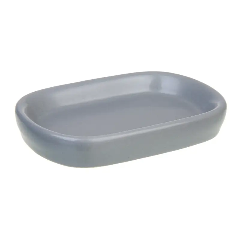 VETTA Мыльница, 13,5x8,8x2,5 см, керамика, "Космос", серый