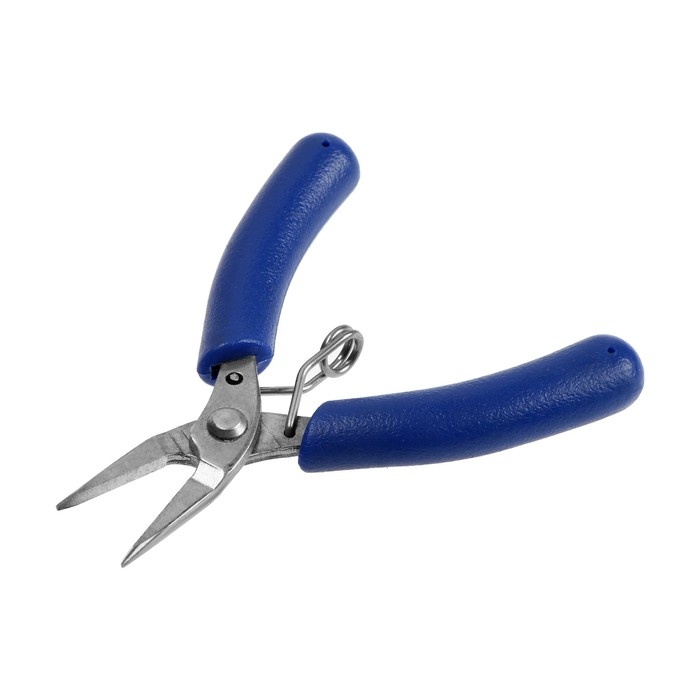 Длинногубцы для электроники, ТУНДРА mini, нерж. сталь, противоскользящие рукоятки, 90 мм Длинногубцы для электроники, ТУНДРА mini, нерж. сталь, противоскользящие рукоятки, 90 мм