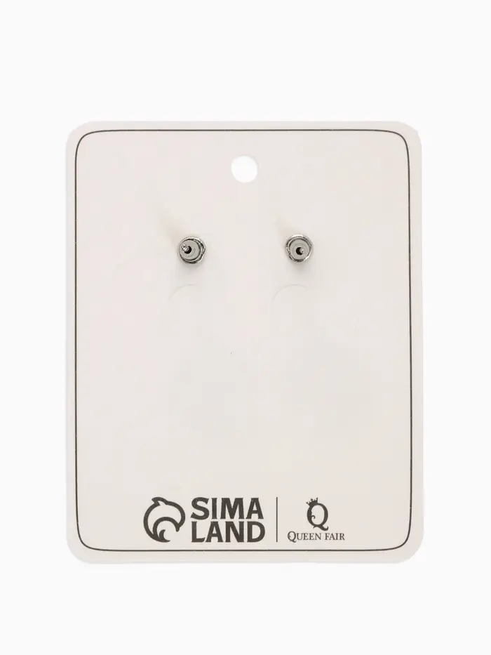 Серьги металл &laquo;Мятые&raquo;, цвет серебро