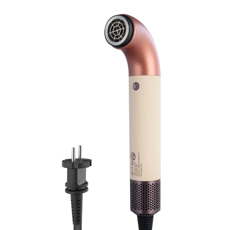 Haбop фeн Super hairdryer розовый (5 в 1) 2.7м