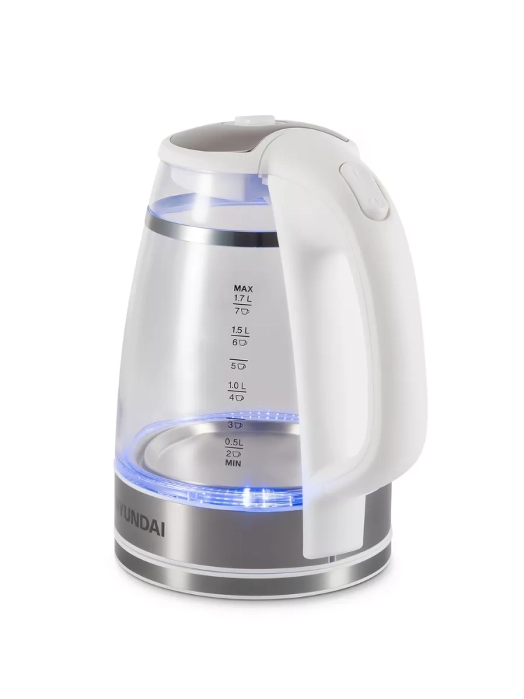 Чайник HYK-G3506 1.7л. 2200Вт белый