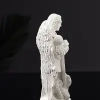 Фигура "Архангел Михаил" 14х9х4 см, натуральный гипс
