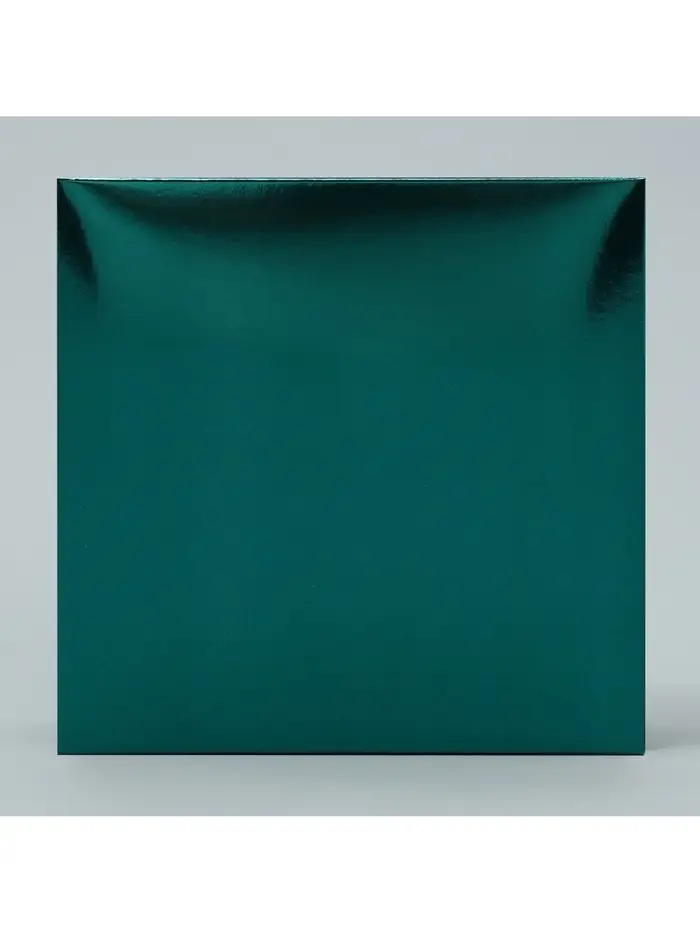 Коробка для конфет, кондитерская упаковка, 9 ячеек, &laquo;Изумрудная&raquo;, 14.7&times;14.7&times;3.5 см