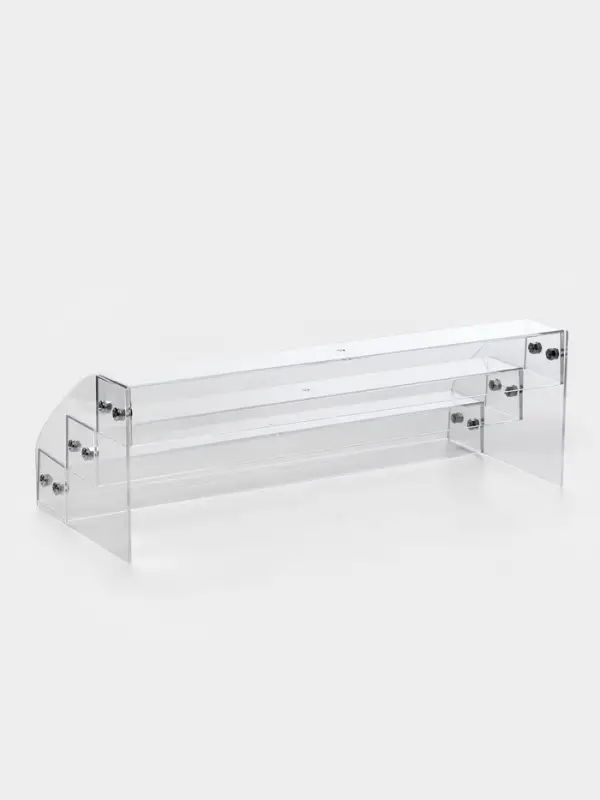 Подставка под лаки 3 этажа, 31&times;10.3&times;12.8 см, оргстекло 2 мм