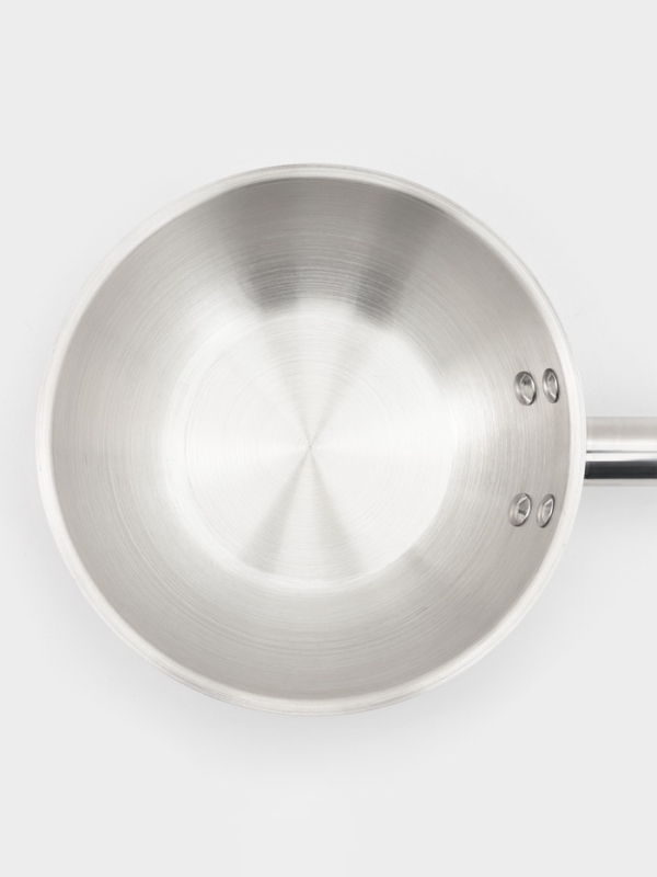 Сковорода d=20 см, h=6 см, толщина стенки 0,6 мм, индукция, дно al+fe+al