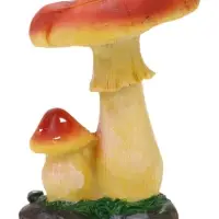 Садовая фигура из полистоуна &laquo;Мухомор&raquo;, 8&times;8&times;12 см