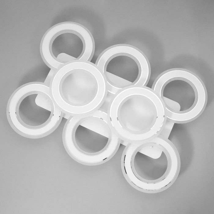 Люстра с ПДУ Люстра с ПДУ "Сонтана" LED 300Вт 3000-6000Вт белый 75х50х12см BayerLux