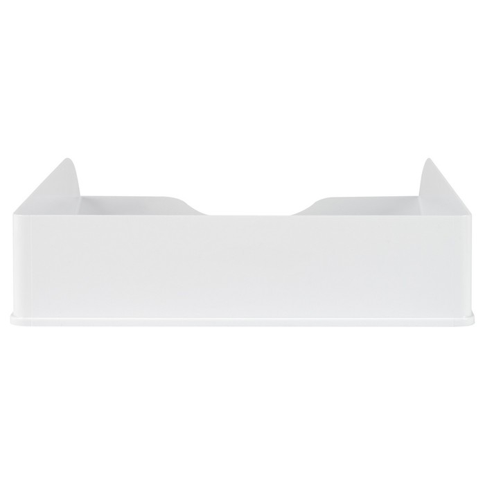 Лоток для бумаг горизонтальный Стамм  Лоток для бумаг горизонтальный Стамм "Дельта", белый