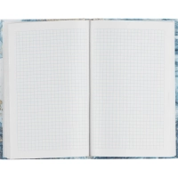 Бизнес-тетрадь А5,96л,7БЦ,клетка,Attache Selection серо-голуб