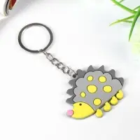 Брелок для ключей на кольце &laquo;Ёжик&raquo;, резина, 3.7&times;5 см