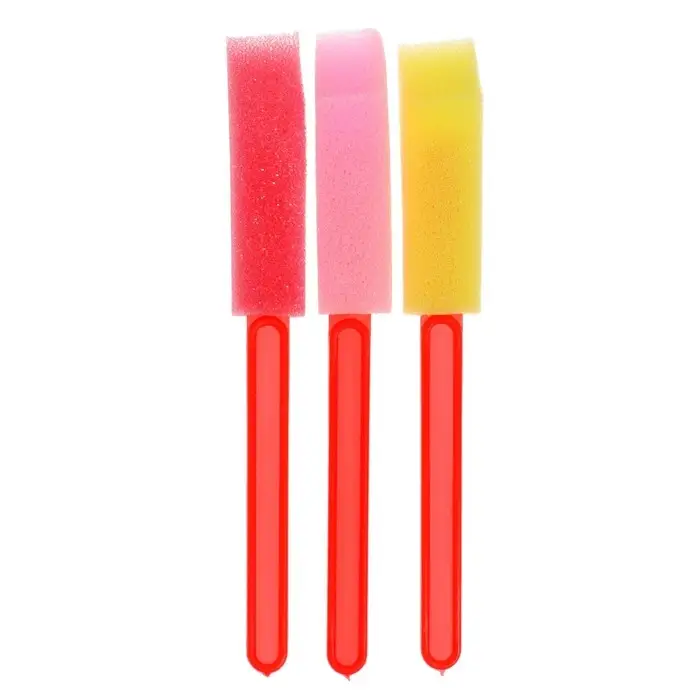 Набор кистей - спонжей, 3 штуки Набор кистей - спонжей, 3 штуки