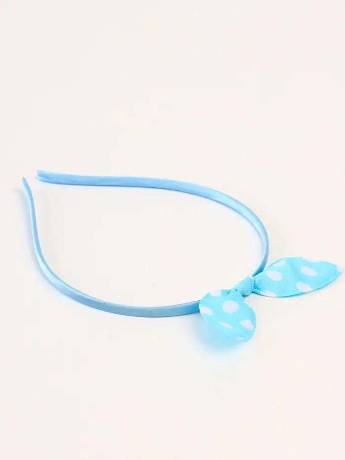 Ободок для волос «Бантик» голубой, Холодное сердце