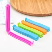 Зажимы для пакета, 11 см, 5 шт, цвет МИКС
