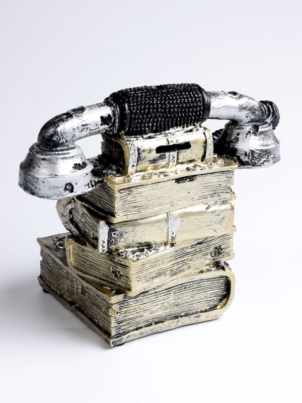 Часы настольные интерьерные, «Телефон», на батарейках, 23.5×14×18.5 см, d-5.5 см Часы настольные интерьерные, «Телефон», на батарейках, 23.5×14×18.5 см, d-5.5 см