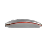 Мышь MB-2.4 беспроводная, оптическая, подсветка, 800-1600 dpi, USB, Bluetooth, серебристая