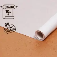 Калька под карандаш 420 мм в рулоне 10 м, 30 г/м&sup2;