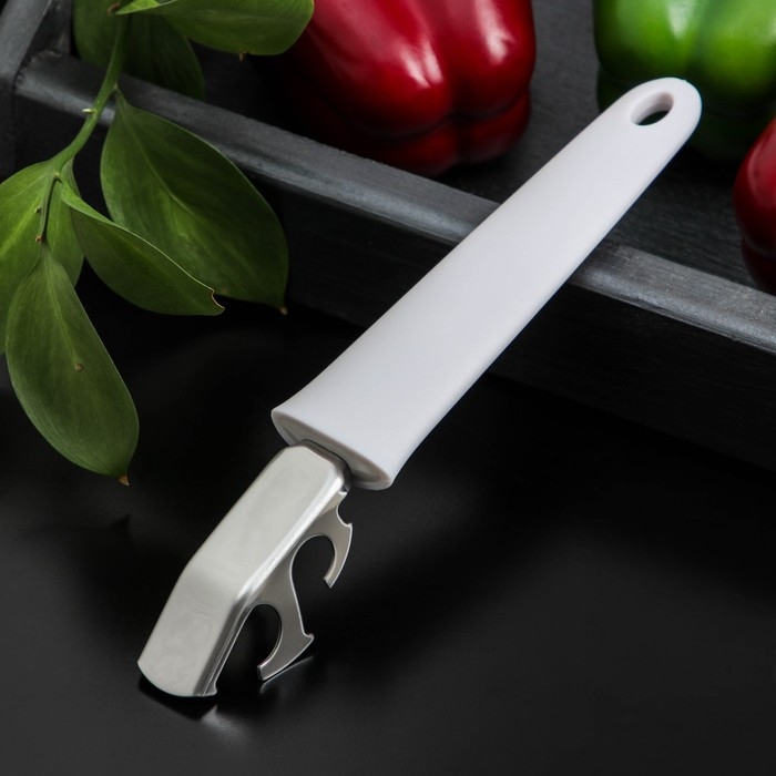 Ручка для сковороды Доляна «Сливки», 24 см, нержавеющая сталь, белая Ручка для сковороды Доляна «Сливки», 24 см, нержавеющая сталь, белая