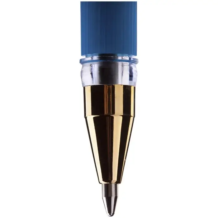 Ручка шариковая MunHwa. MC Gold, синий стержень, узел 1 мм, резиновый упор