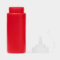 Бутылка для соуса, 450 мл, 6.5&times;20 см, пластик, красная