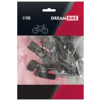 Комплект тормозов Dream Bike V-brake, алюминий, рамки 110 мм, колодки 60 мм, цвет чёрный
