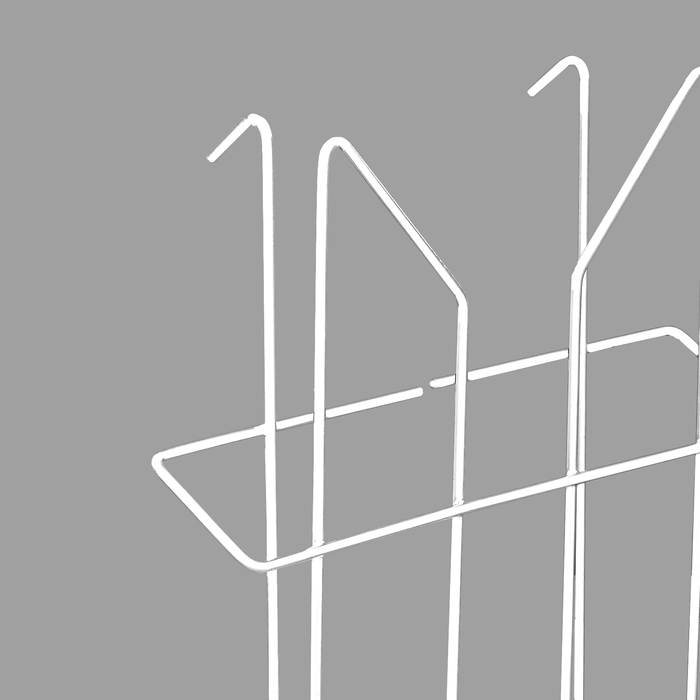 Карман А4 на металлическую перфорированную панель, 3,3×23×22,6 см, цвет серый