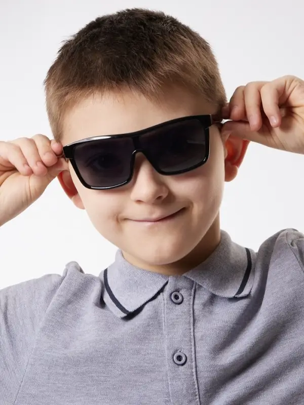 Очки солнцезащитные детские &laquo;OneSun. Маска&raquo;, uv 400, оправа микс, линза сплошная тёмная