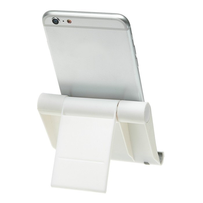 Подставка для телефона Luazon, складная, регулируемая высота, белая Подставка для телефона Luazon, складная, регулируемая высота, белая