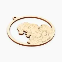Елочная игрушка под роспись &laquo;Лошадка с подарками&raquo;