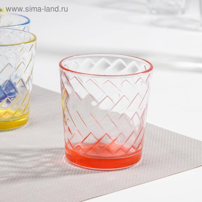 Набор стаканов «Джем», 250 мл, 6 шт, цвет и форма МИКС Набор стаканов «Джем», 250 мл, 6 шт, цвет и форма МИКС