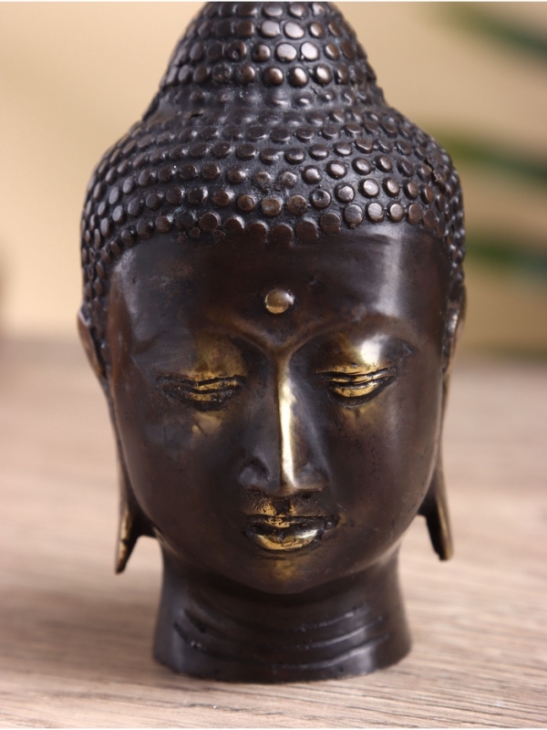 Сувенир бронза Сувенир бронза "Голова Будды" 6х7х11 см