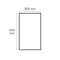 Пакет вакуумный пищевой двойное рифление PET/PE 300х400мм 55 мкм 100шт/уп