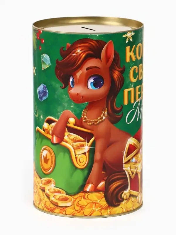 Копилка XXL новогодняя &laquo;Монеты&raquo;, 20&times;12.2 см
