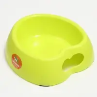 Миска &laquo;Сердце&raquo;, 400 мл, 26.5&times;25&times;8 см, пластик, зелёная