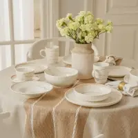 Чайная пара SL Home &laquo;Гато&raquo;, 270 мл, фарфор, белая