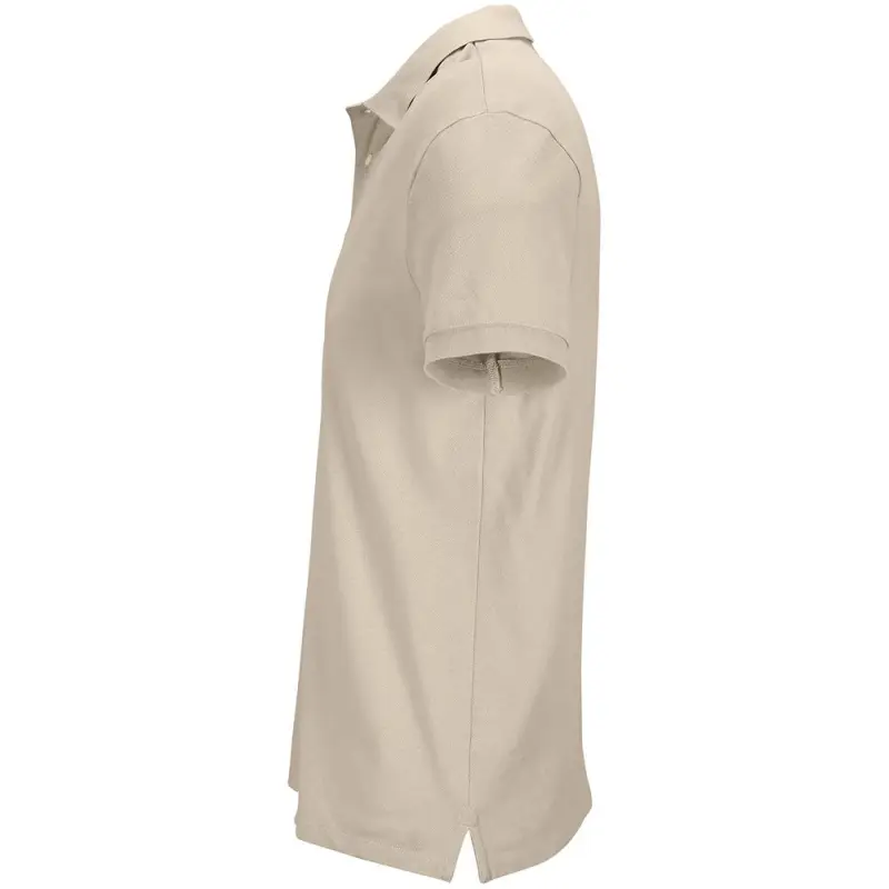 Рубашка поло унисекс Pacific, бежевая (льняная), размер M