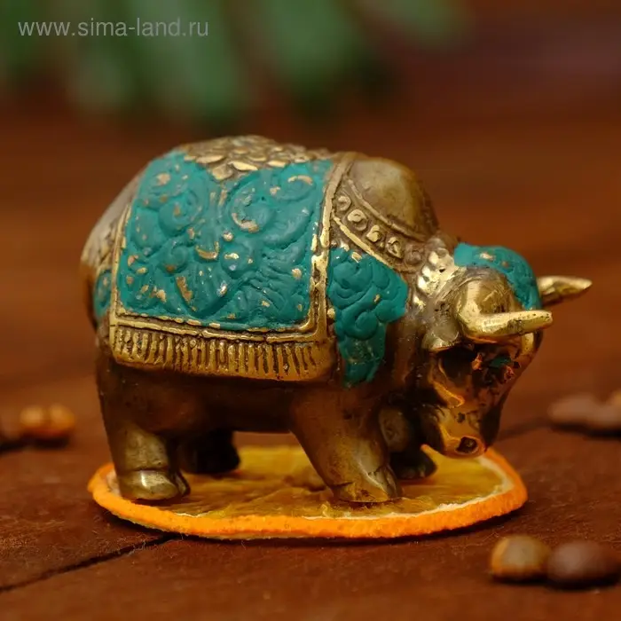 Сувенир бронза  Сувенир бронза "Бычок" 6,5х4х4,5 см