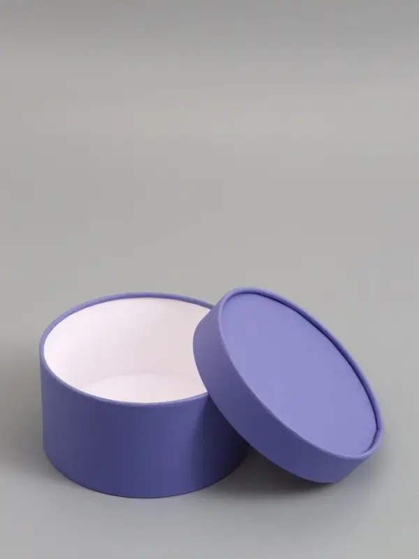 Подарочная коробка, фиолетовая, завальцованная без окна, 18&times;10 см