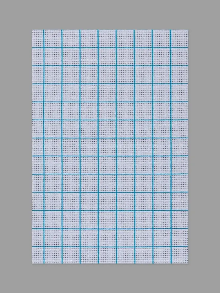 Канва для вышивания, в клетку, №11, 30&times;20 см, белая