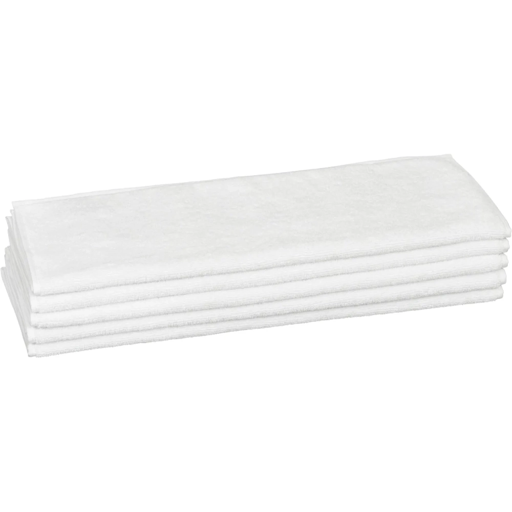 Полотенце Luscan махровое 70х130, 500 гр/м2, Oтель белый, Турция, 5 шт/уп