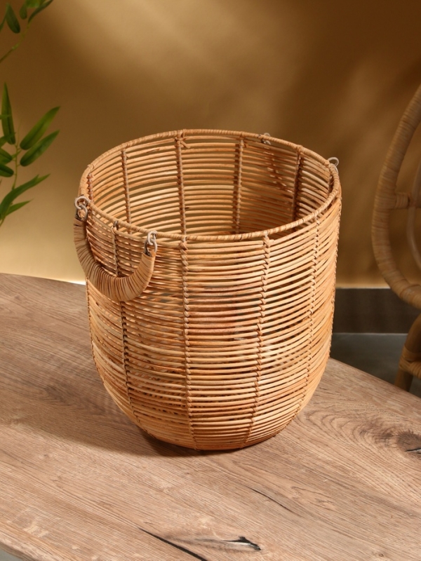 Корзина для белья, 31х31х31 см, ротанг