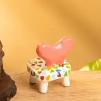 Мебель для кукол &laquo;Стульчик с сердечками&raquo;, 4&times;4&times;5.5 см, дерево, разноцветная