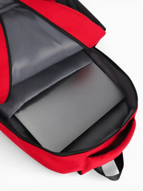 Рюкзак, водонепроницаемое дно, 2 отделения, 3 кармана, 31&times;14.5&times;45 см, красный