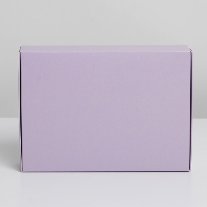 Коробка подарочная складная, упаковка, «Лавандовая», 21 х 15 х 5 см Коробка подарочная складная, упаковка, «Лавандовая», 21 х 15 х 5 см